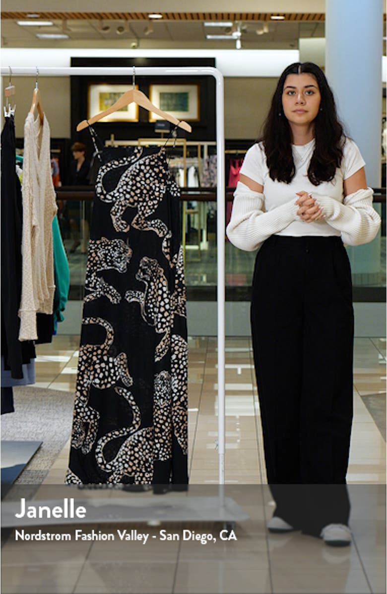 Print Square Neck Nightgown, sales video thumbnail