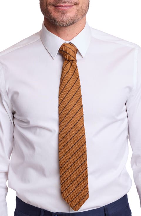 Stanley Striped Knit Tie