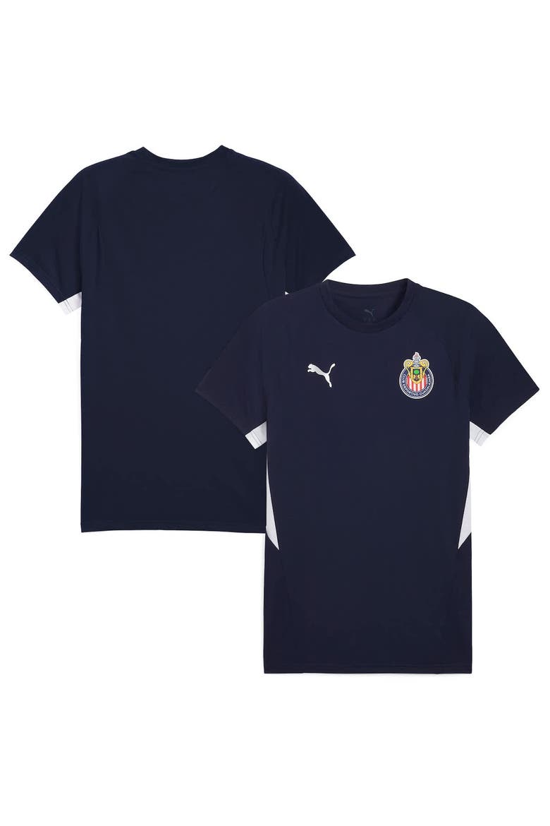 Men's Puma  Navy Chivas Evostripe dryCELL Raglan T-Shirt, Alternate, color, Navy