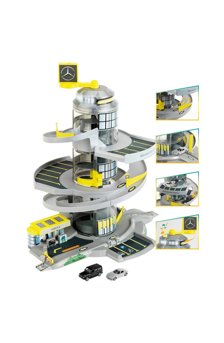 Mercedes-Benz Mercedes Benz Electric Car Parking Garage with Helix Elevator, Alternate, color, Multicolored