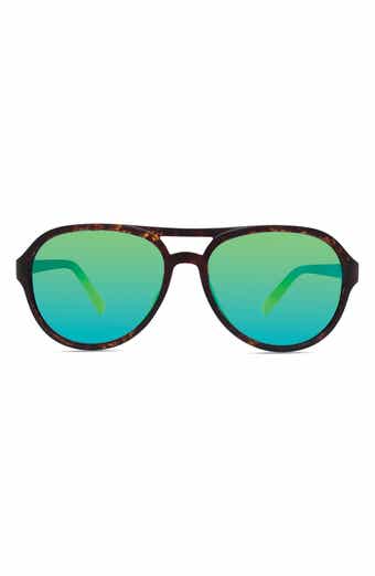 Eco Cimarron 56mm Polarized Shield Sunglasses