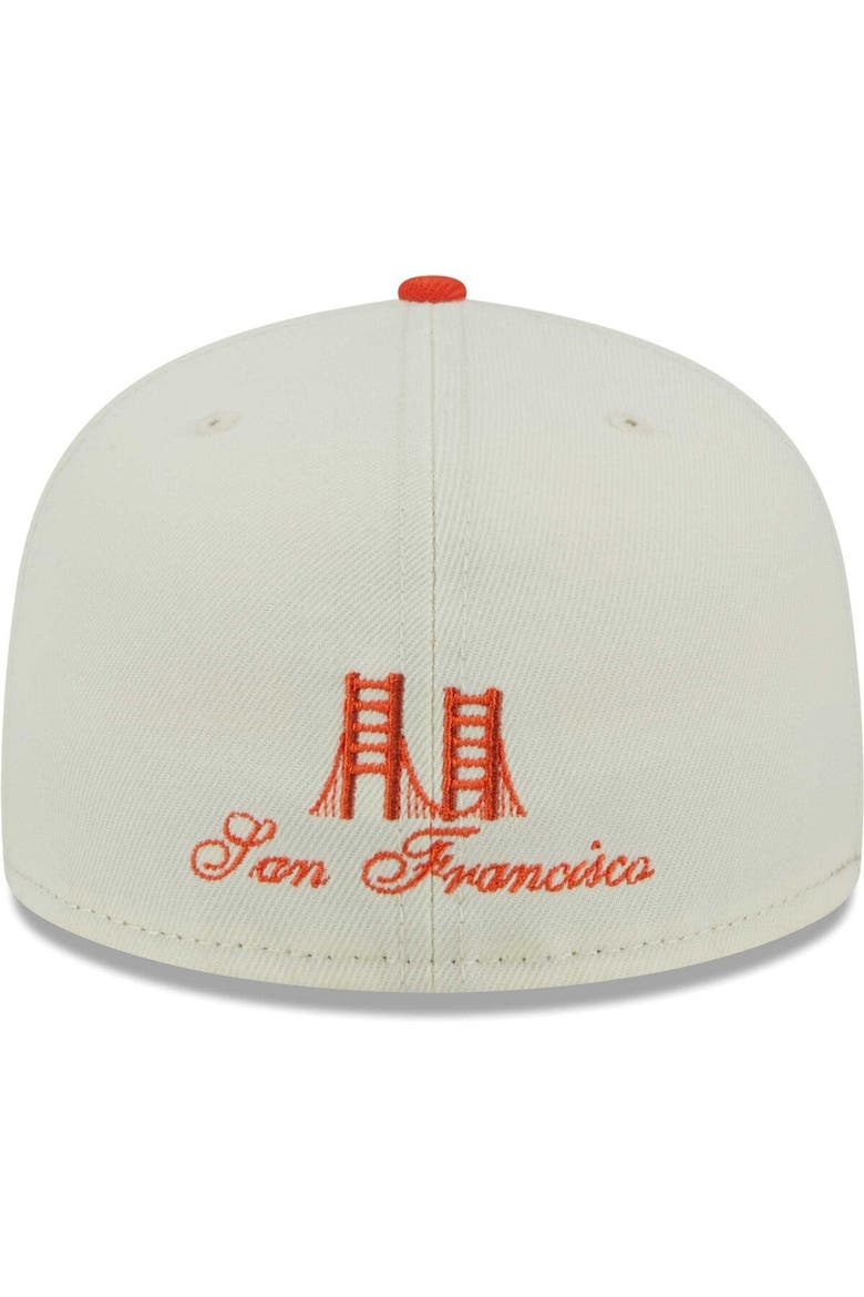 Men's New Era Cream/Scarlet San Francisco 49ers City Icon 59FIFTY Fitted Hat, Alternate, color, Cream
