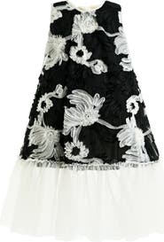 Tulleen Floral Tulle Sleeveless Dress