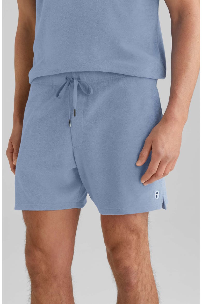 Cabana Terry Shorts, Main, color, RAIN WASHED