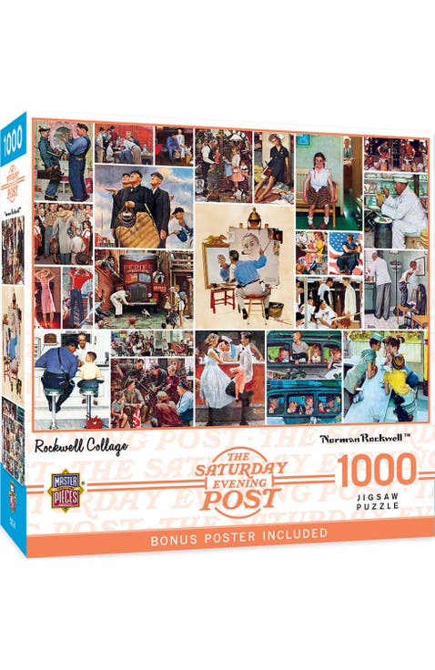 Rockwell Collage 1000 Piece Puzzle