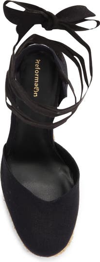 Camilla Lace Up Espadrille Wedge Sandal