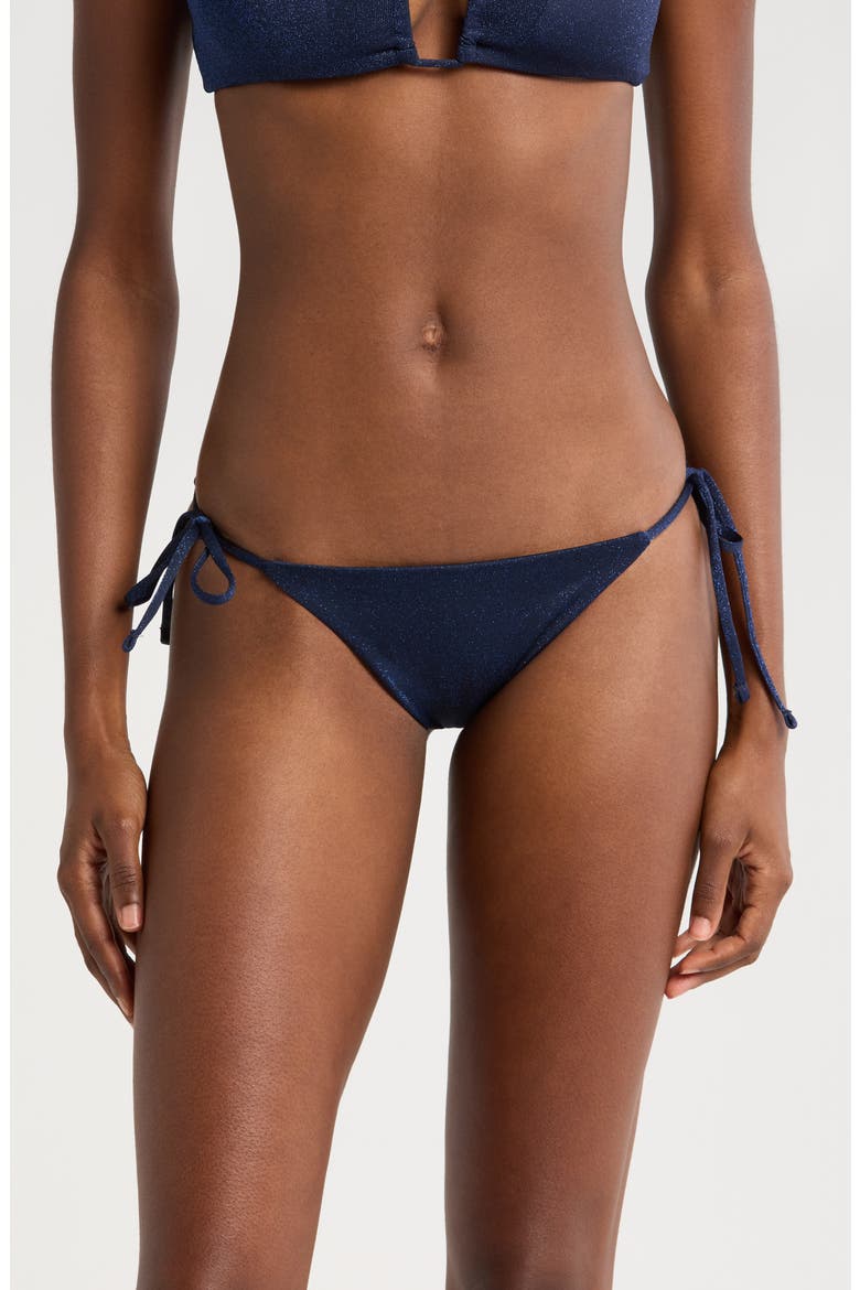 Midnight Blue Sunning Reversible Bikini Bottoms, Main, color, DARK BLUE