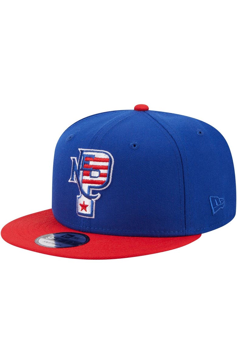 New Era Men's New Era Royal/Red New England Patriots City Originals 9FIFTY Snapback Hat, Alternate, color,