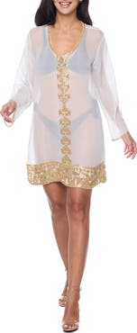RANEES Embellished Long Sleeve Tunic