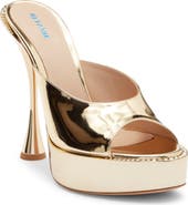 BETZÁBE Olivia Crystal Platform Slide Sandal