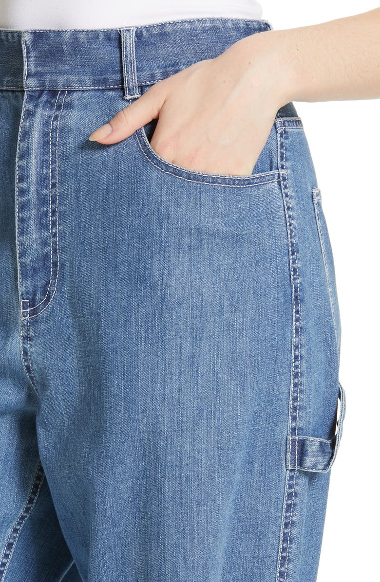 Tibi Denim Carpenter Pants, Alternate, color, 