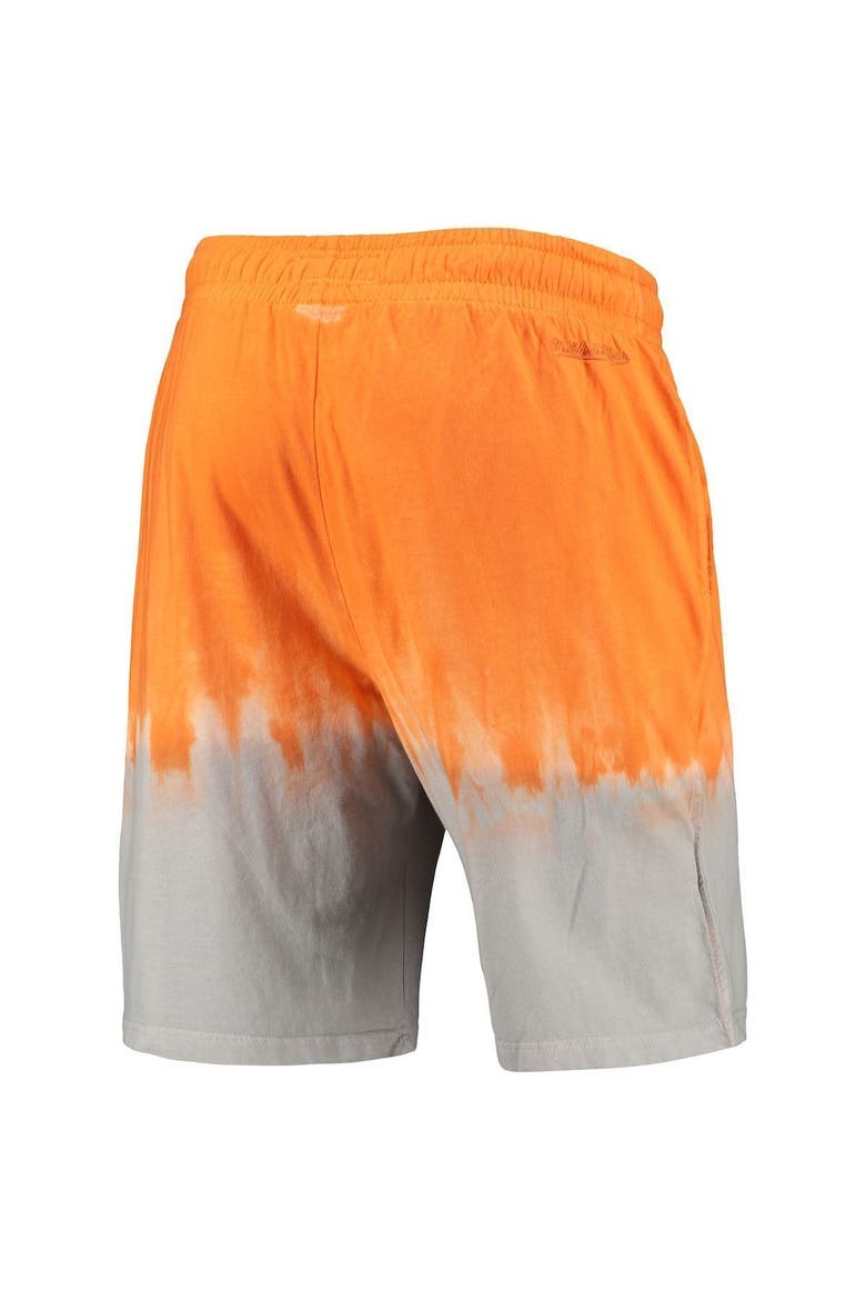 Men's Mitchell & Ness Tennessee Orange/Gray Tennessee Volunteers Tie-Dye Shorts, Alternate, color, Tennessee Orange