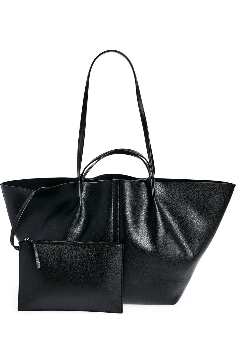 AllSaints Hannah Leather Tote, Alternate, color,