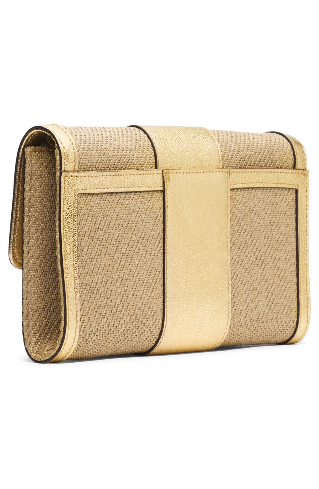 Michael Kors 'Gia' Convertible Clutch, Alternate, color, 