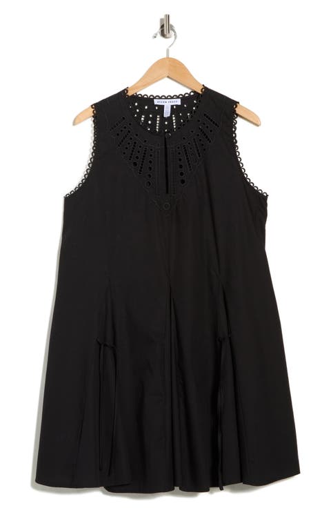 Embroidered Cotton Poplin Dress