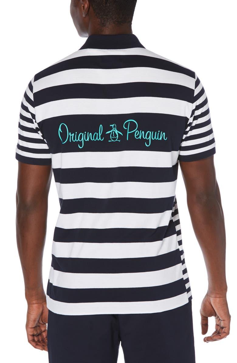 Original Penguin Mix Stripe Polo, Alternate, color,