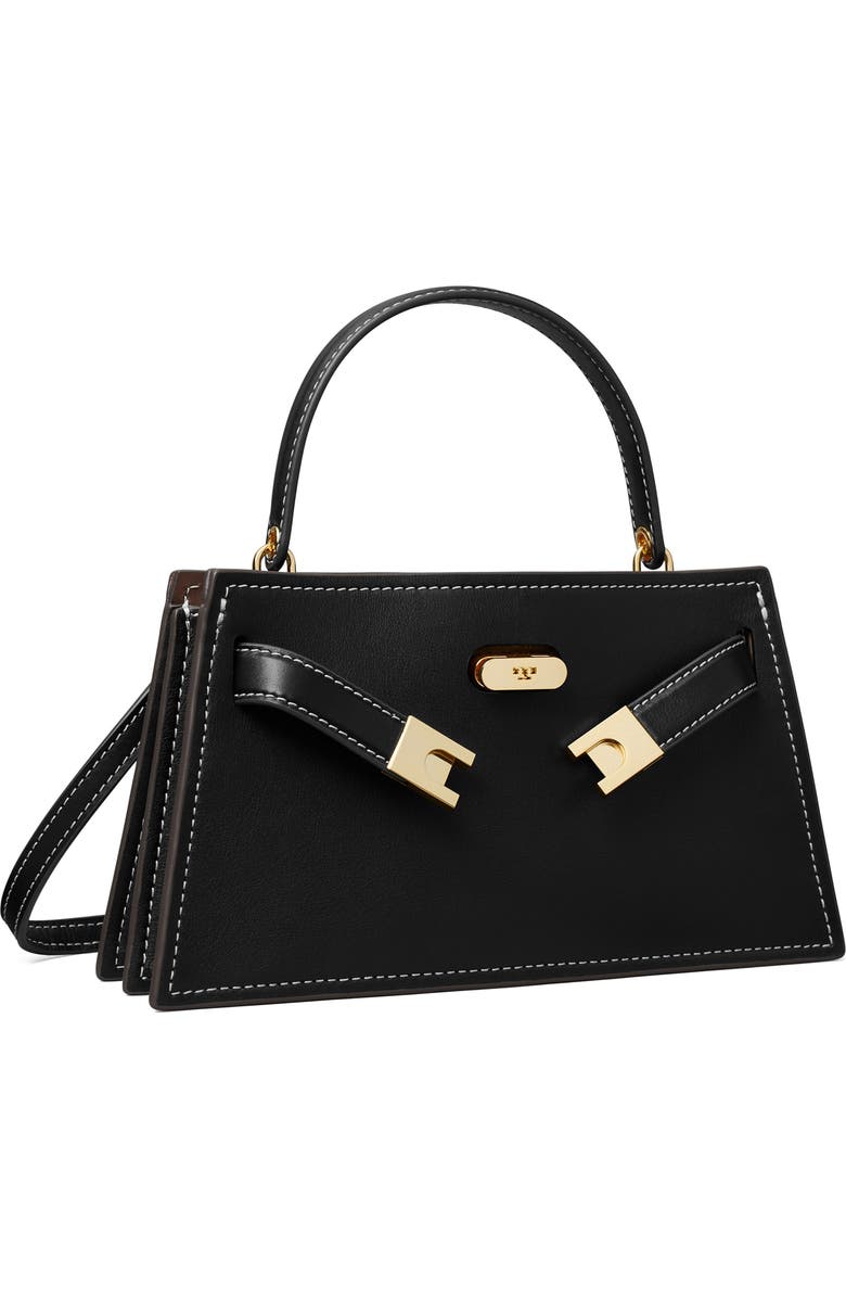 Tory Burch Petite Lee Radziwill Leather Top Handle Bag, Alternate, color,