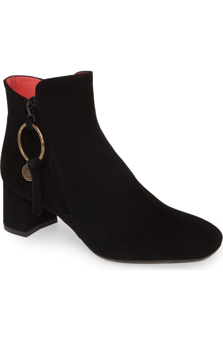 Pas de Rouge Chantal Ring Zip Bootie, Main, color,