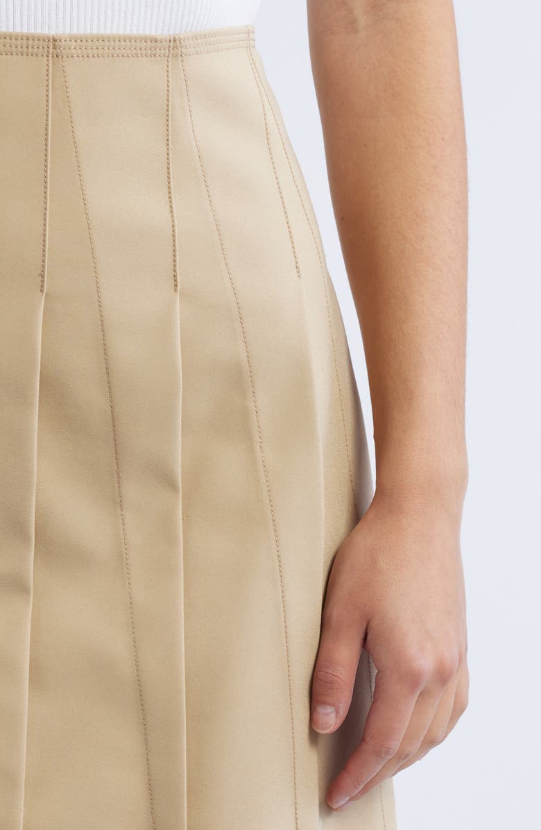 Anne Klein Stitch Pleat A-Line Skirt, Alternate, color, 