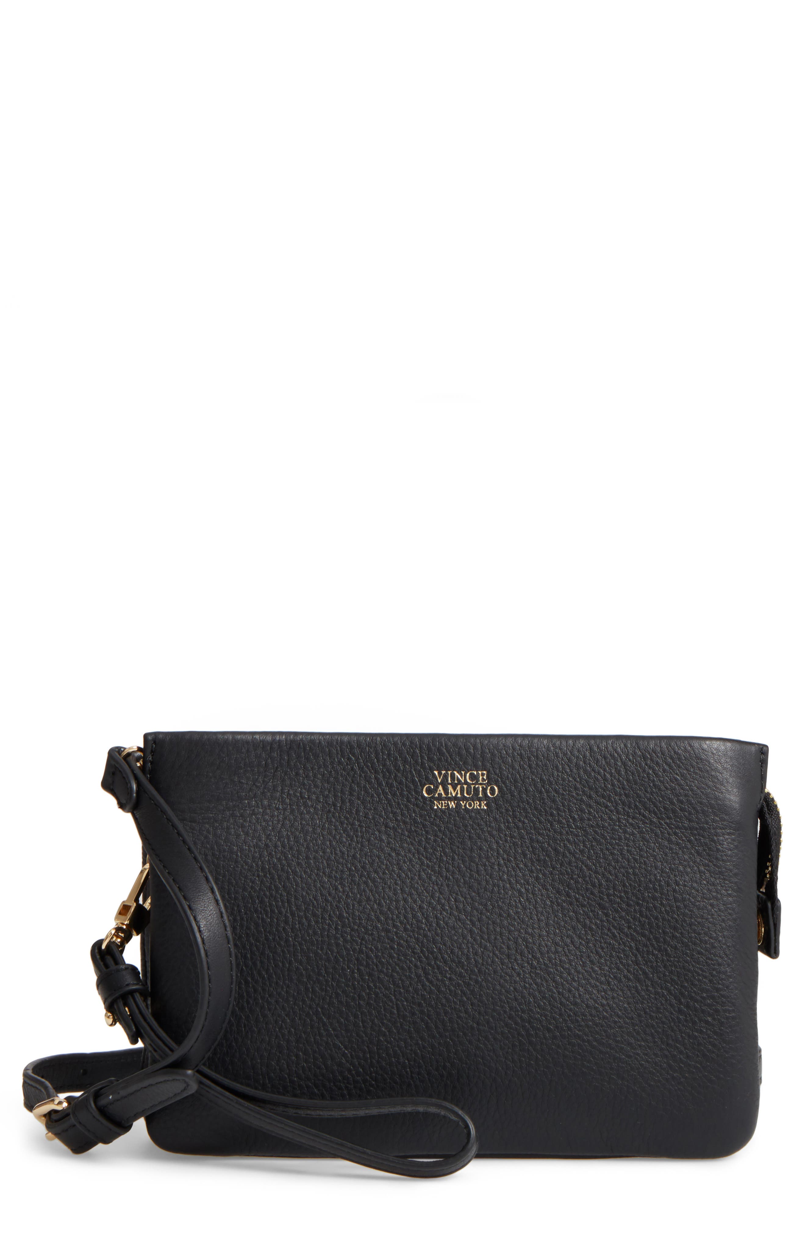 Vince Camuto 'Cami' Leather Crossbody Bag, Main, color, 