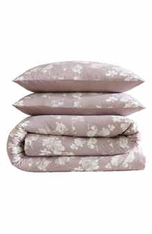 Calvin Klein Home Eternity Floral Reversible Cotton Gauze Comforter Cover & Shams Set