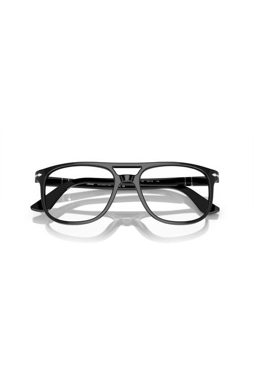 Persol 52mm Pilot Optical Glasses In Black
