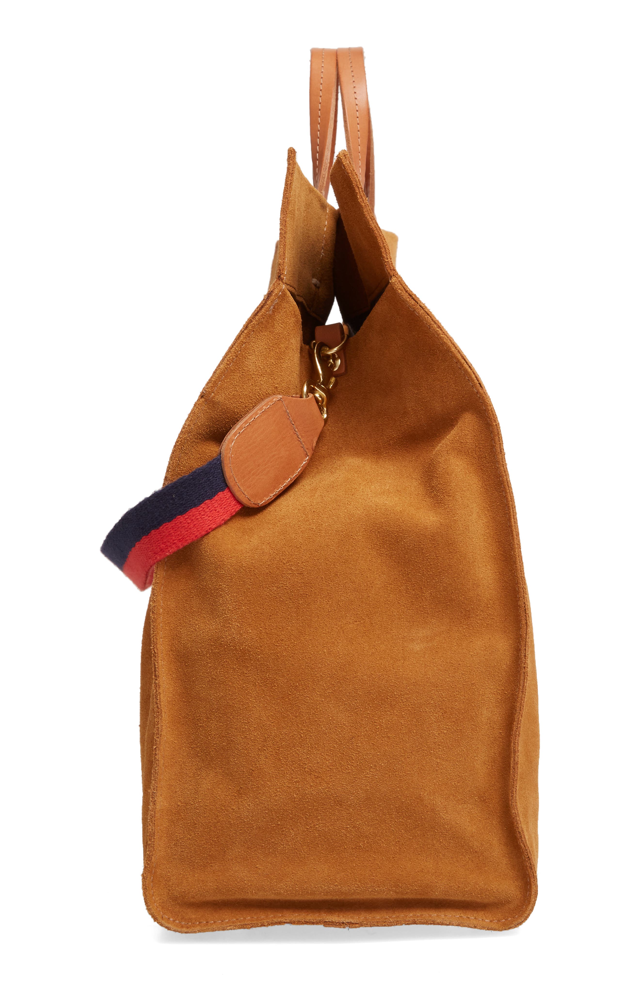 Clare V. Simple Suede Tote, Alternate, color, 