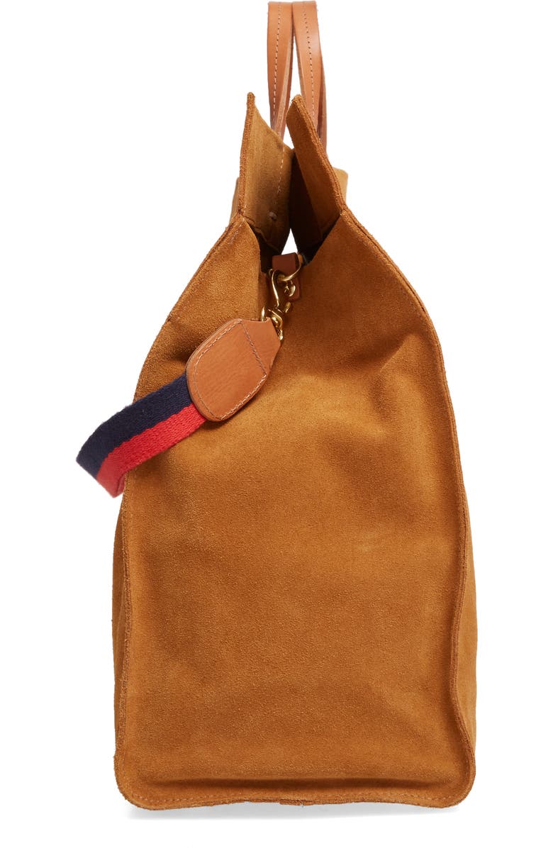 Clare V. Simple Suede Tote, Alternate, color,