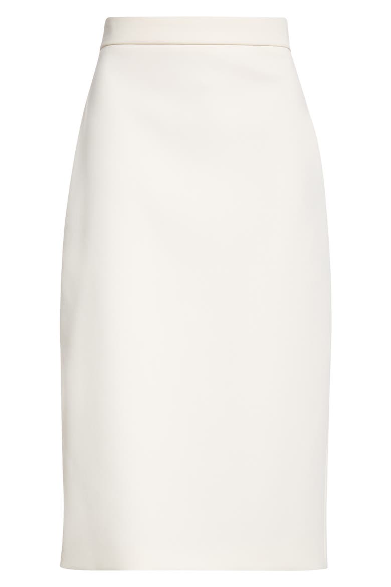 Lubiana Midi Pencil Skirt, Alternate, color, VANILLA