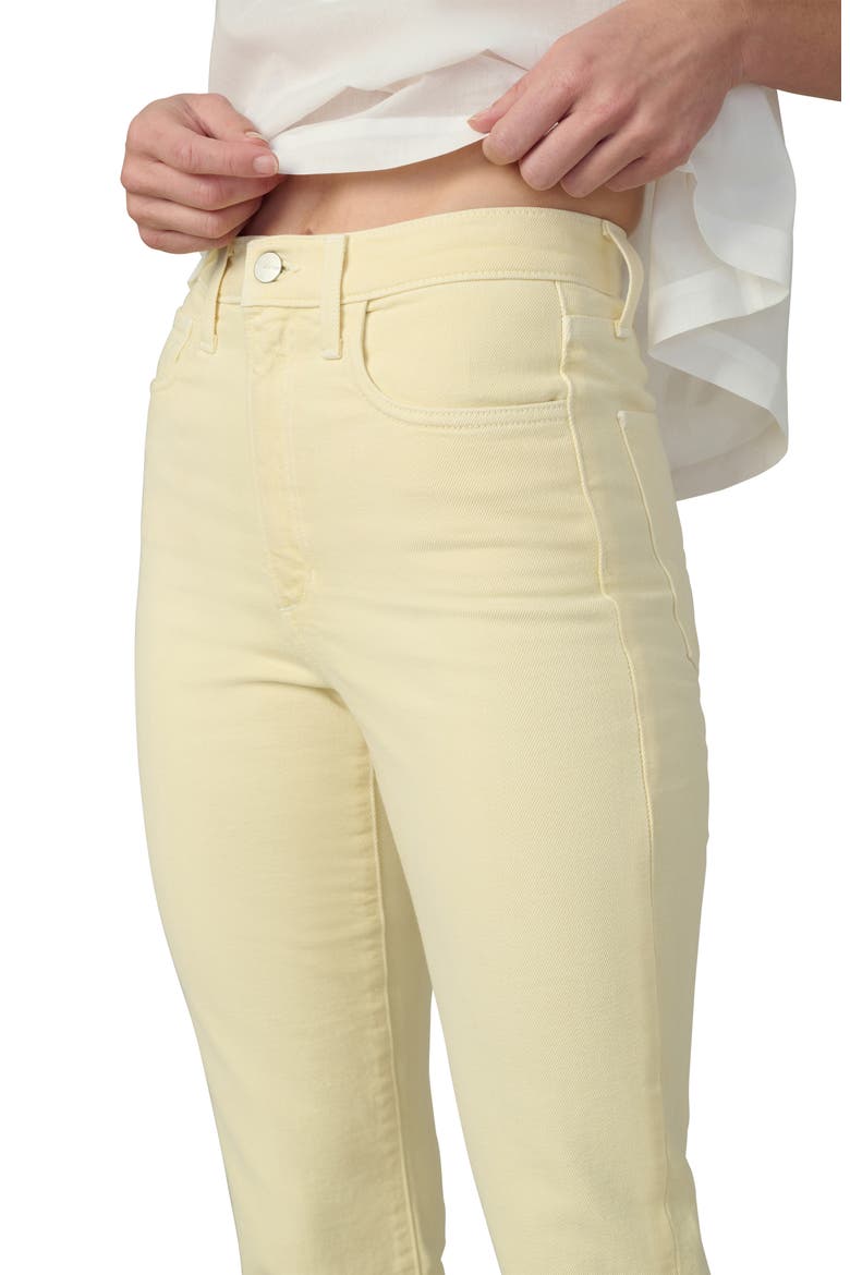 The Margot High Waist Ankle Slim Straight Leg Jeans, Alternate, color, DOUBLE CREAM