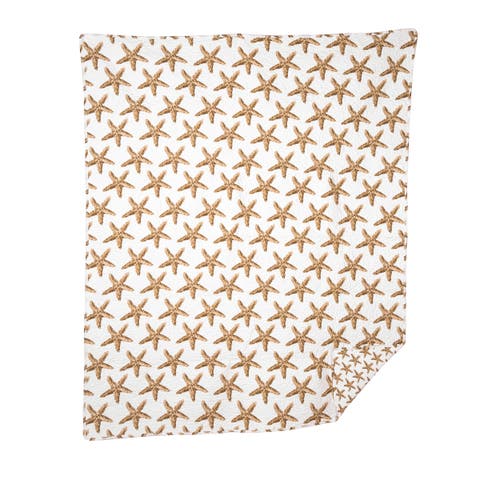Sand Bridge Stars Accent Throw Blanket
