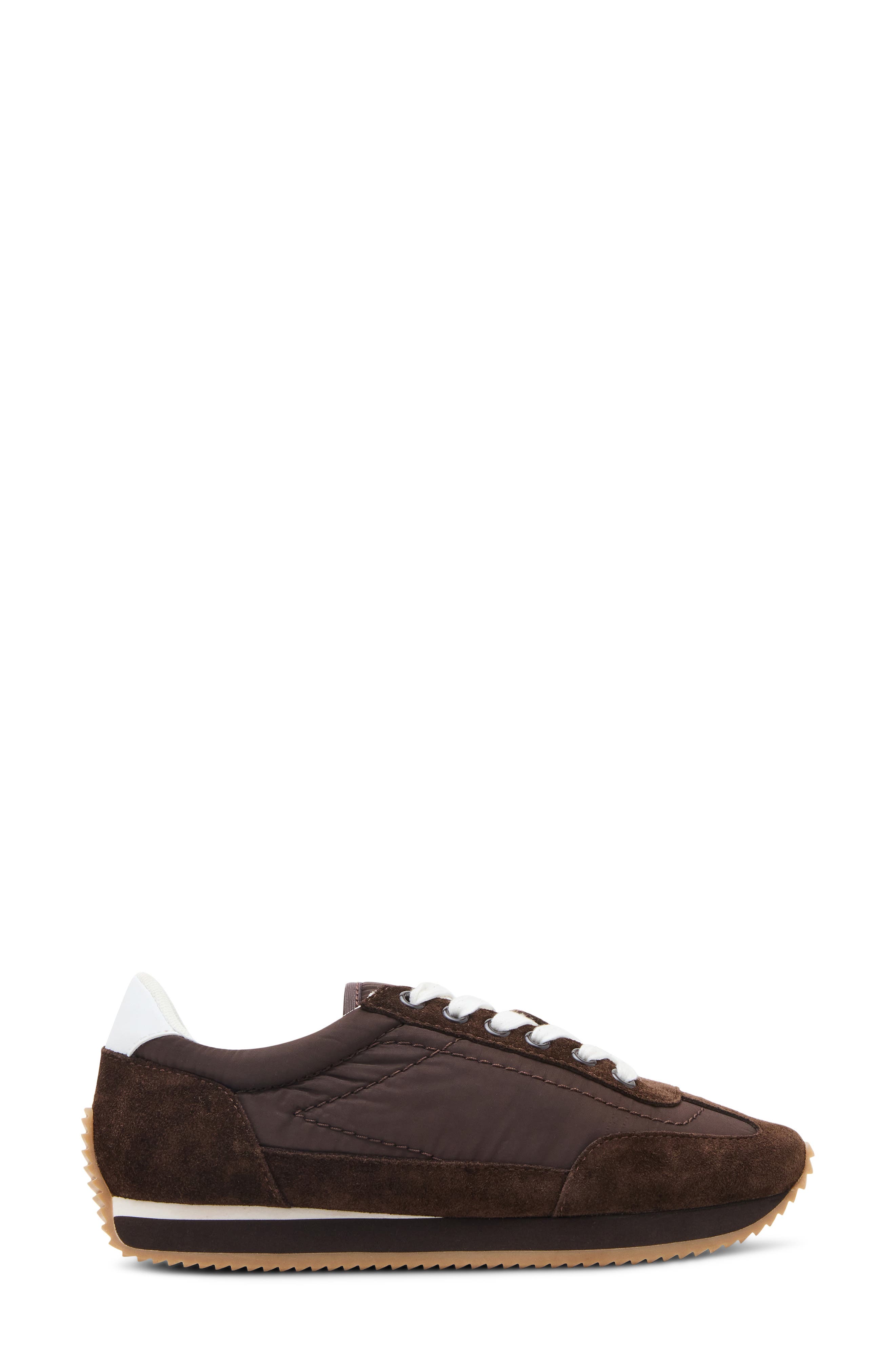 Ersula Low Profile Waterproof Sneaker, Alternate, color, JAVA NYLON
