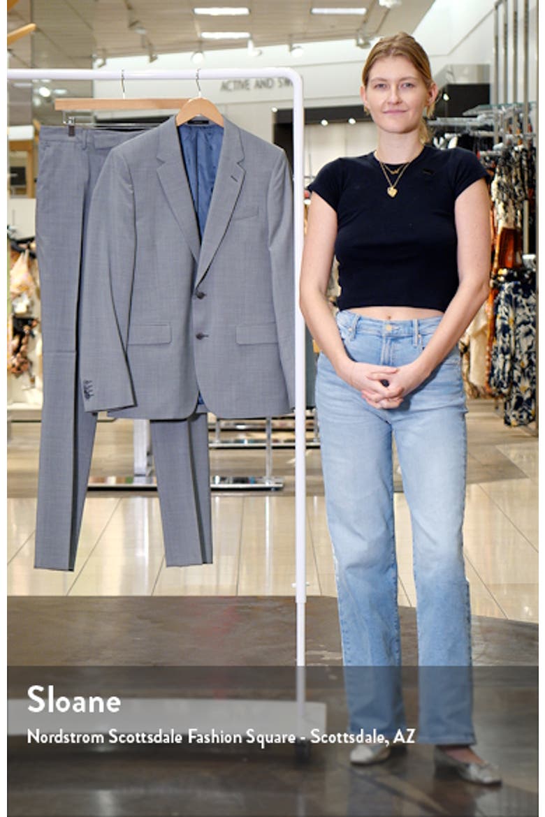 Tailored Fit Wool Mélange Suit video