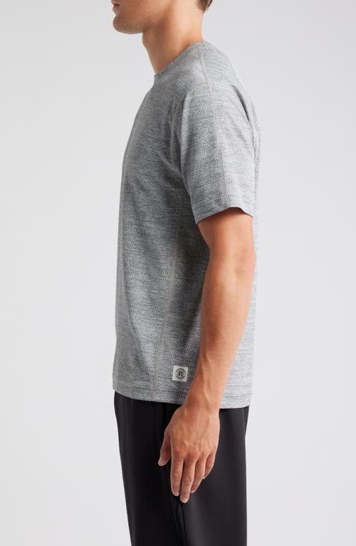 Reigning Champ Solotex® Mesh Tiebreak Performance T-shirt In Gray