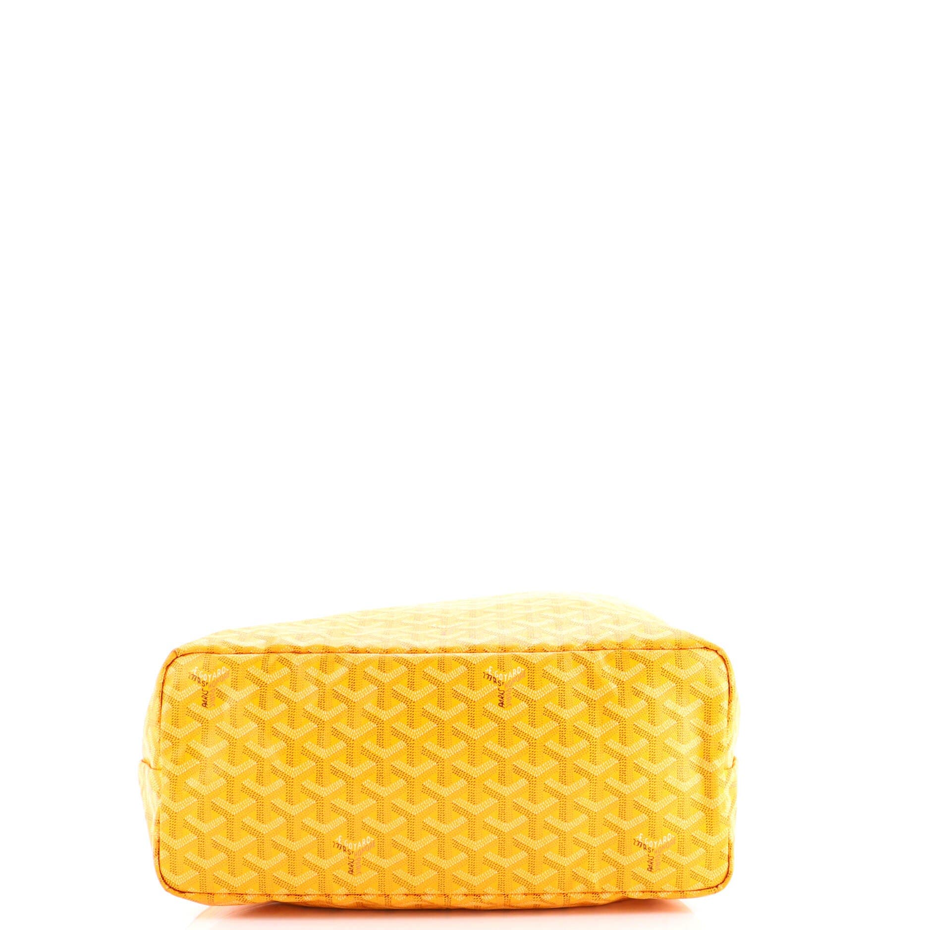 Pre-Owned Goyard Saint Louis Tote Coated Canvas PM, Alternate, color, Yellow