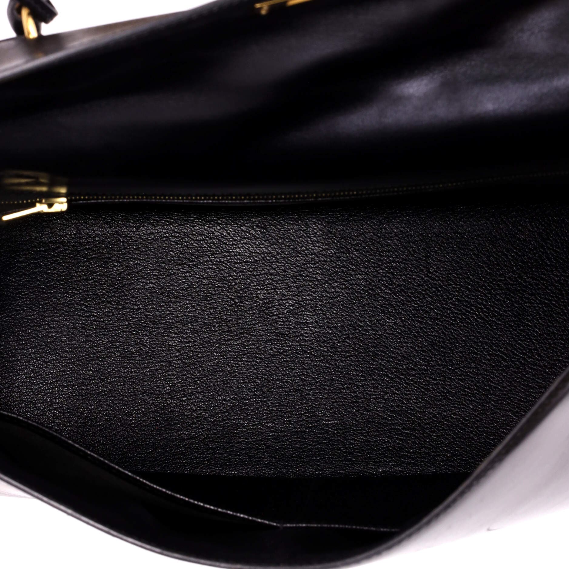 Kelly Handbag Black Box Calf with Gold Hardware 32, Alternate, color, Black