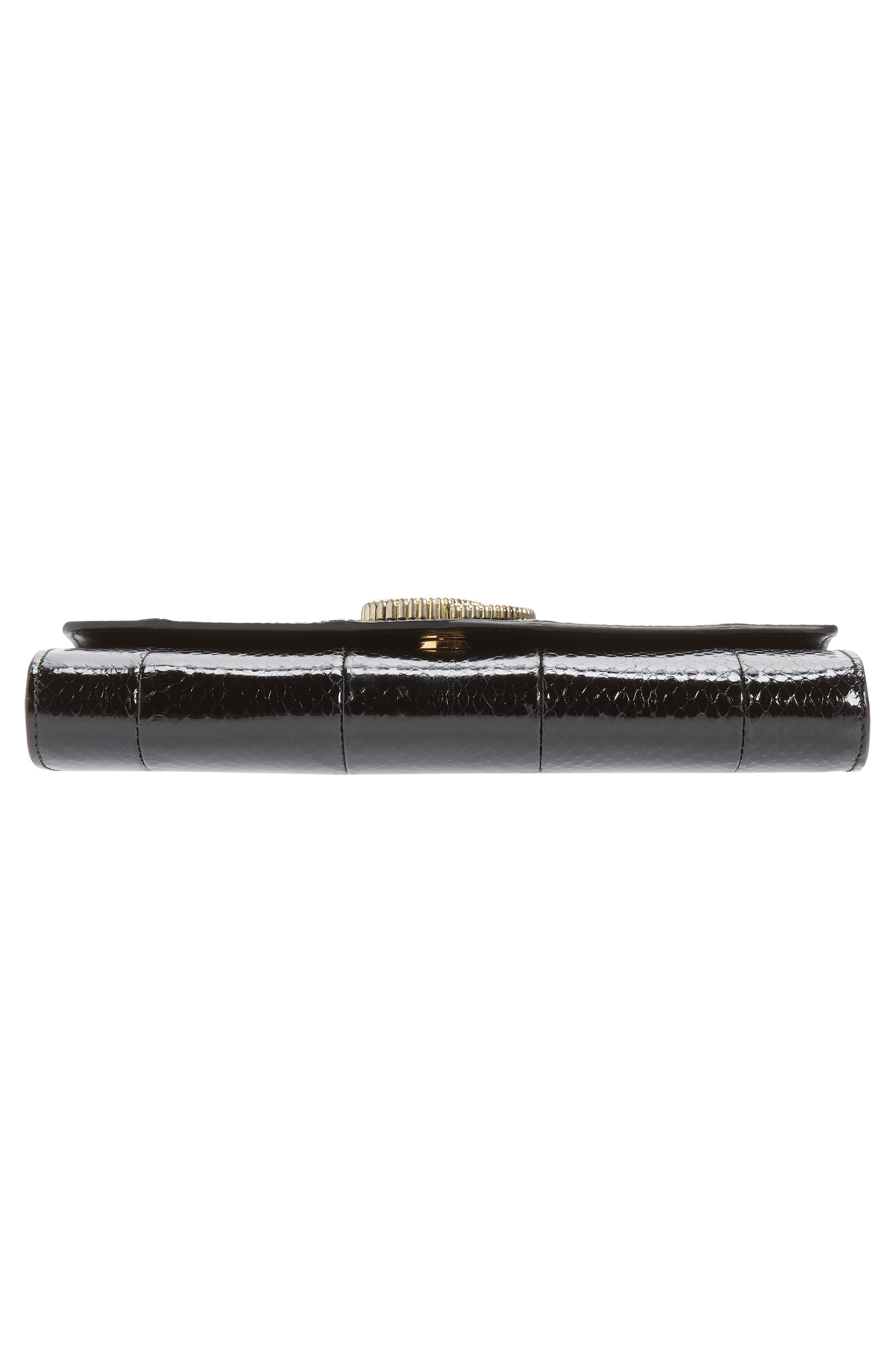 Gucci Genuine Snakeskin Evening Clutch, Alternate, color, 