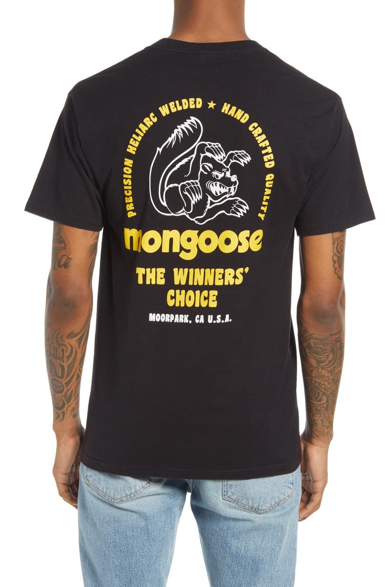 Mongoose Winners Choice Men's Graphic Tee, Alternate, color, BLACK