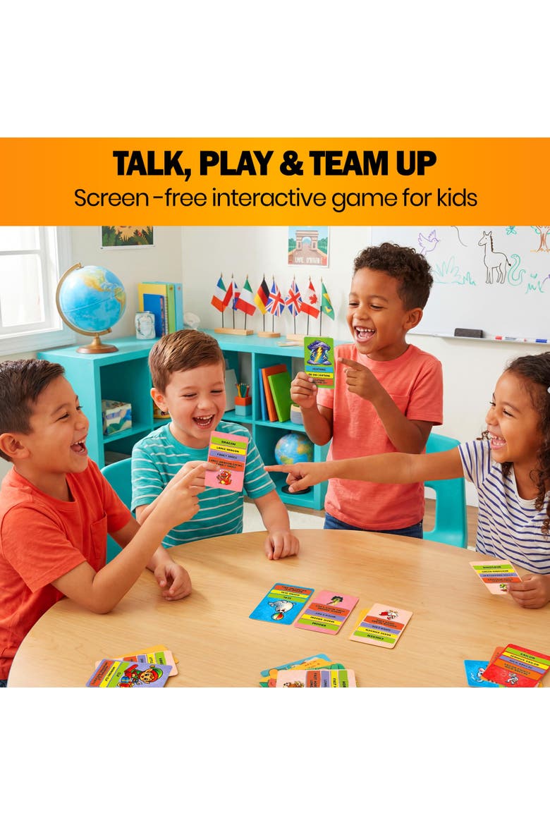 Kids Charades Card Game & Family Party Game for Ages 6+, Alternate, color, Express & Guess
