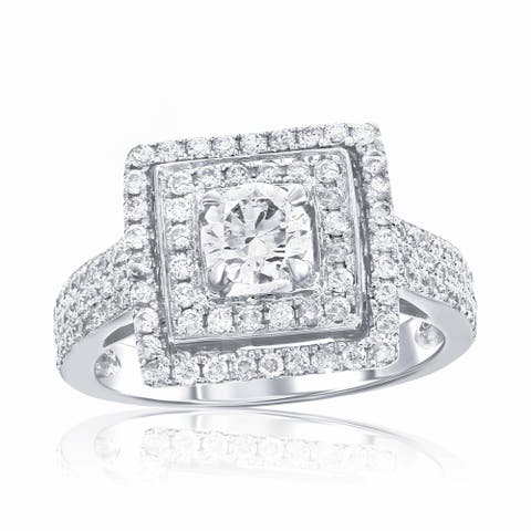 14K Gold 0.50ct Diamond & 1cttw Diamonds Ring