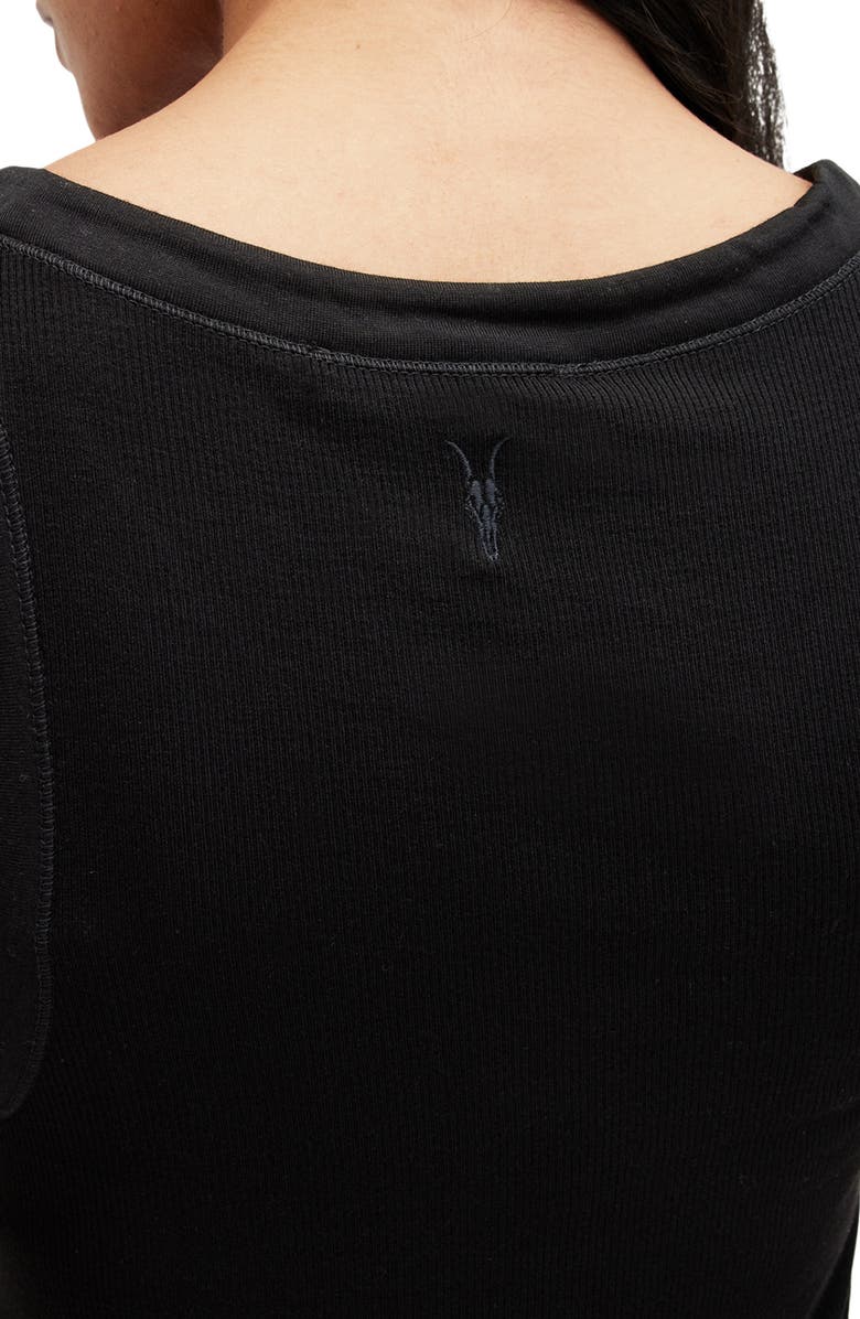 AllSaints Rina Tank Top, Alternate, color, Black
