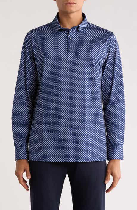 Bugatchi OoohCotton® Half Button-Up Shirt