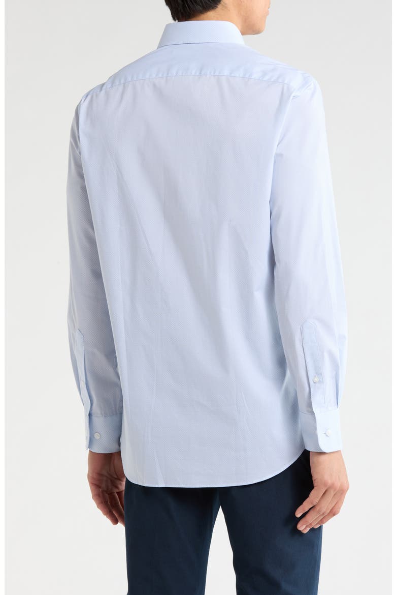 Slim Fit Stretch Dress Shirt, Alternate, color, OCEAN