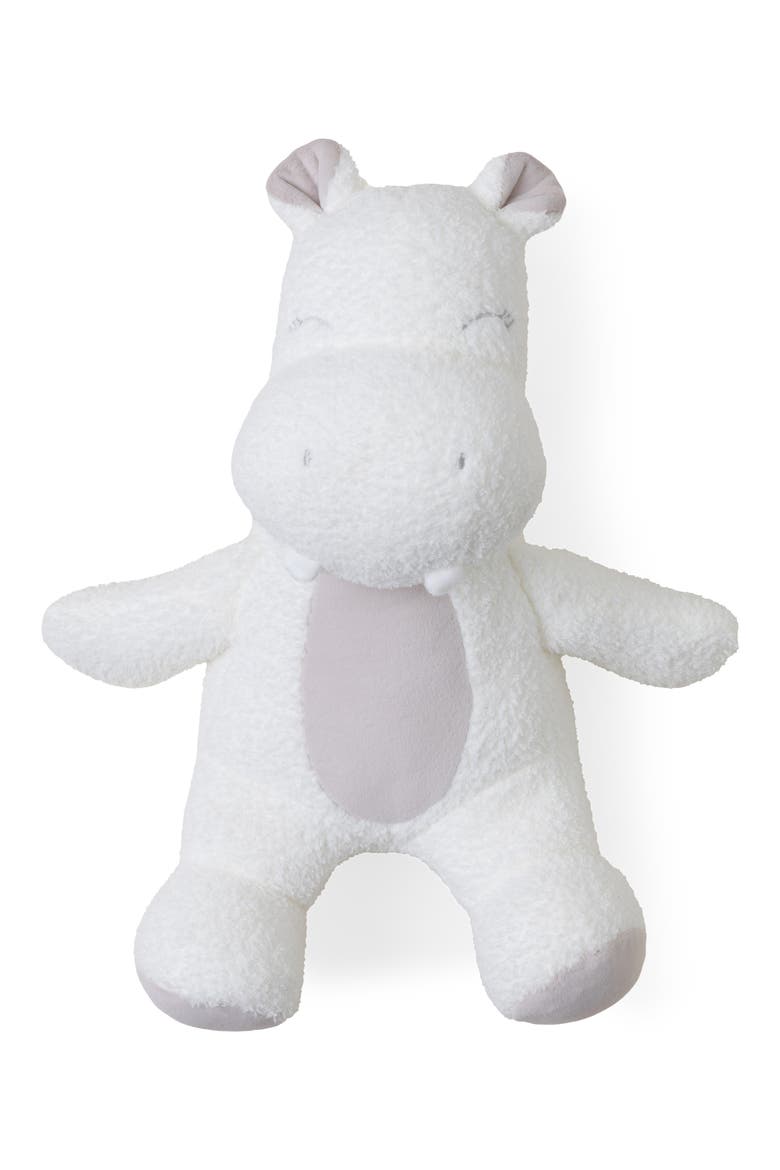 CozyChic® Sleepy Hippo Buddy Stuffed Animal, Main, color, PEARL/ STONE