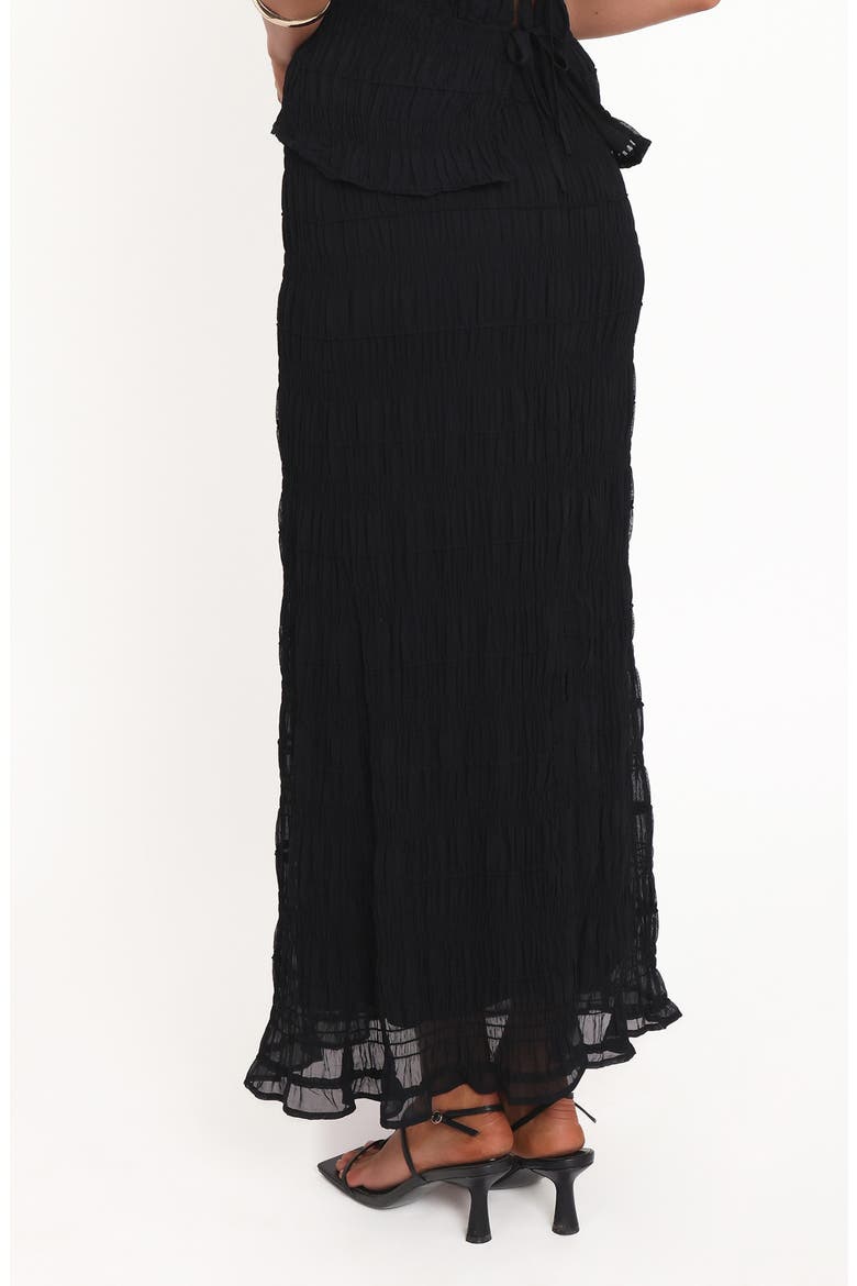 Valana Maxi Skirt, Alternate, color, BLACK
