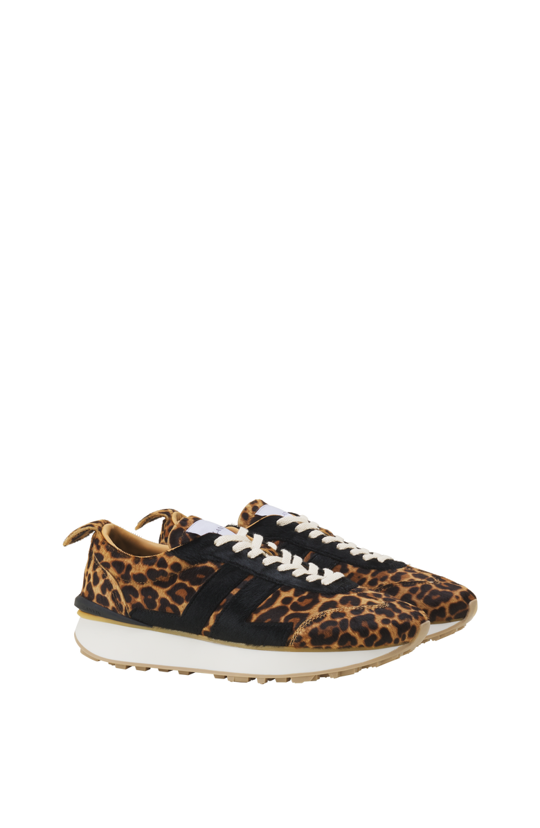 Lanvin Leopard Print Bumpr Sneakers In Pony, Alternate, color, Leopard