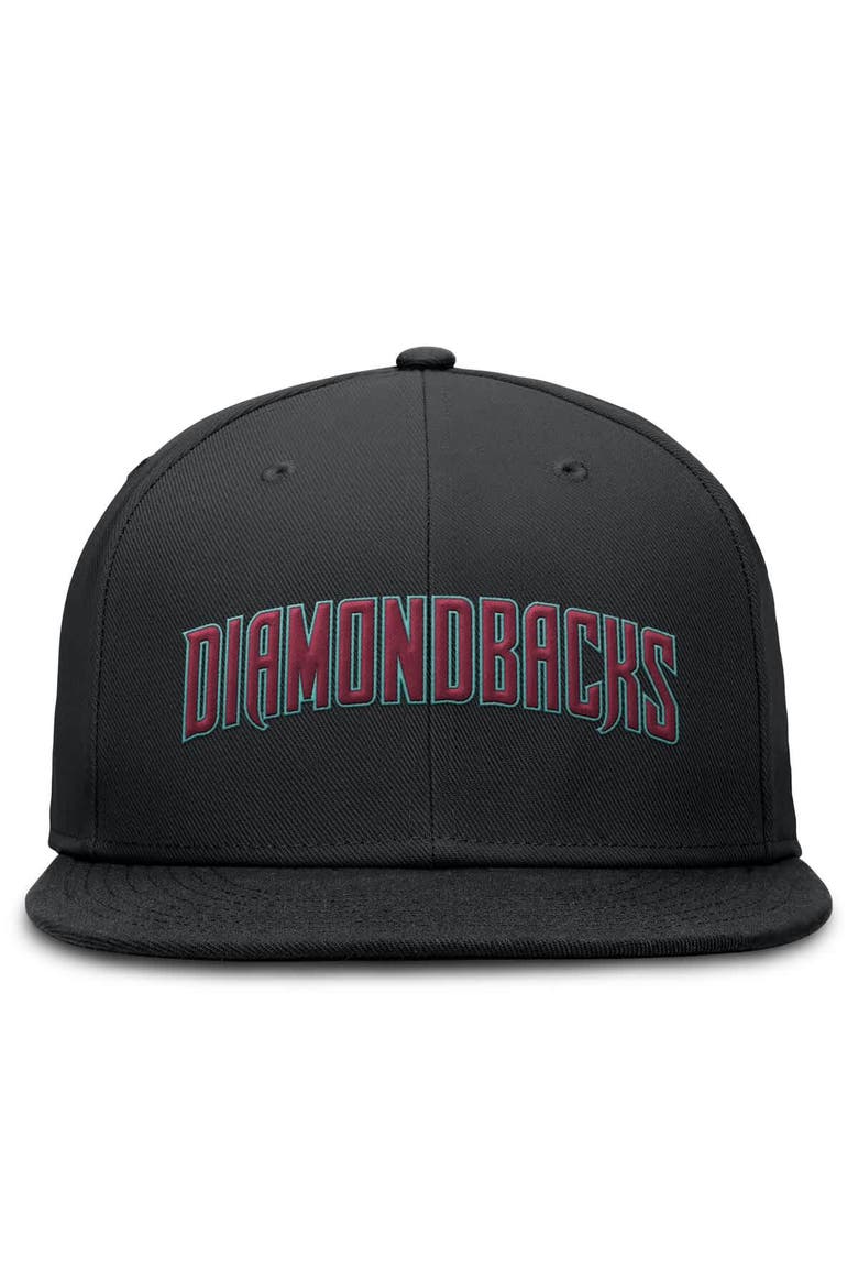 Men's Nike Black Arizona Diamondbacks True Performance Fitted Hat, Alternate, color, Black