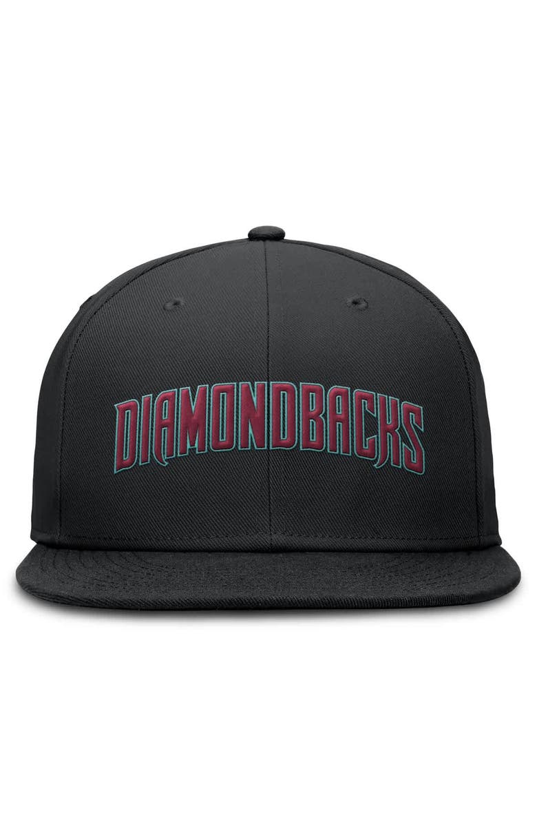Nike Men's Nike Black Arizona Diamondbacks True Performance Fitted Hat, Alternate, color, Black