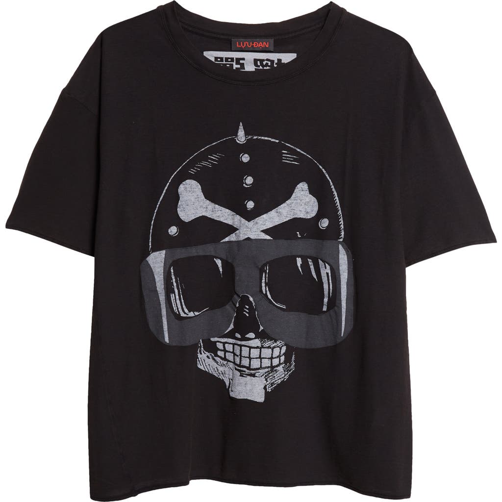 Lu'u Dan Thrash Graphic T-shirt In Black