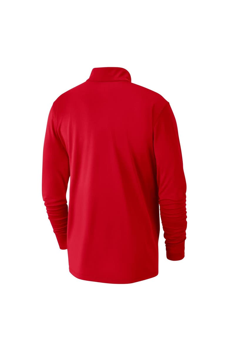 Nike Men's Nike Red Portland Trail Blazers 2024/25 City Edition Authentic Coaches Performance Half-Zip Top, Alternate, color, 